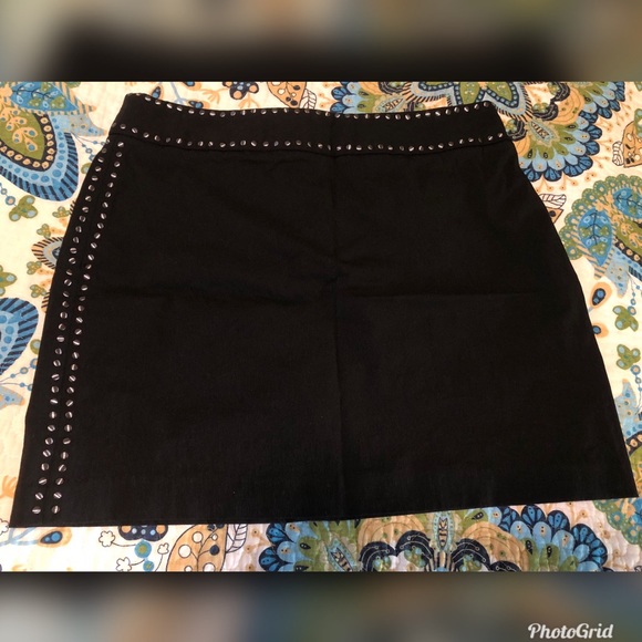 Express Dresses & Skirts - Express Black Embellished Mini Skirt